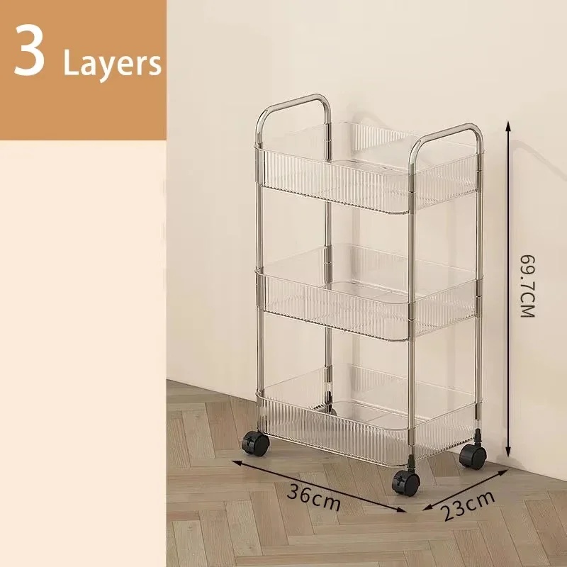 Multi-layer Rolling Cart with  - Food Storage With Wheels review and price