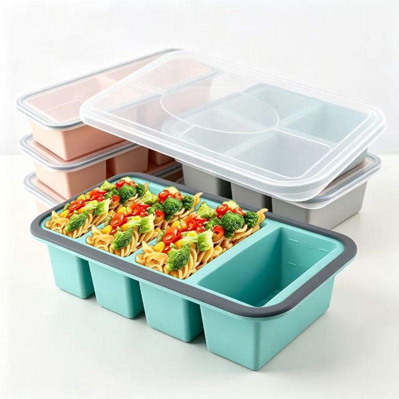 Silicone Freezer Molds with Li - Food Storage Meal Prep review and price