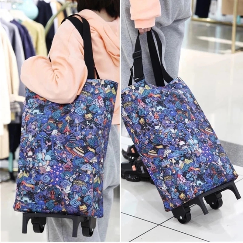 Folding Storage Bag High Capac - Food Storage With Wheels review and price