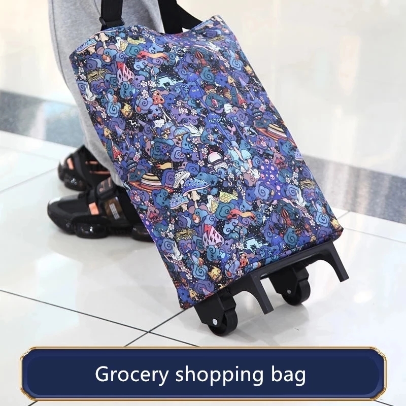 Folding Storage Bag High Capac - Food Storage With Wheels review and price