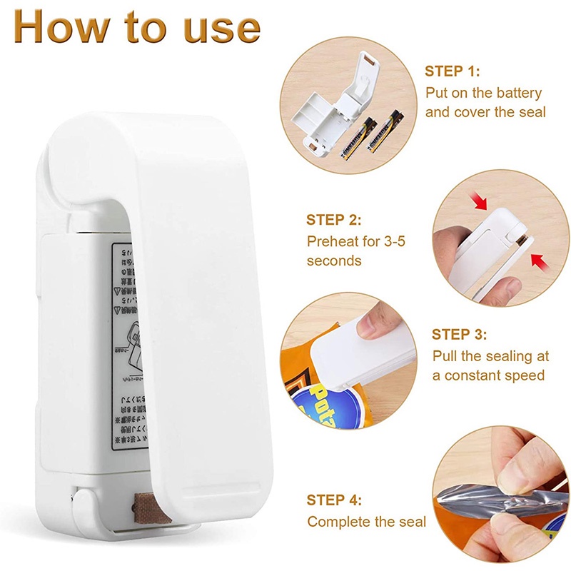Mini Handheld Heat Sealer, Fas - Food Storage Vacuum Sealer Machine review and price