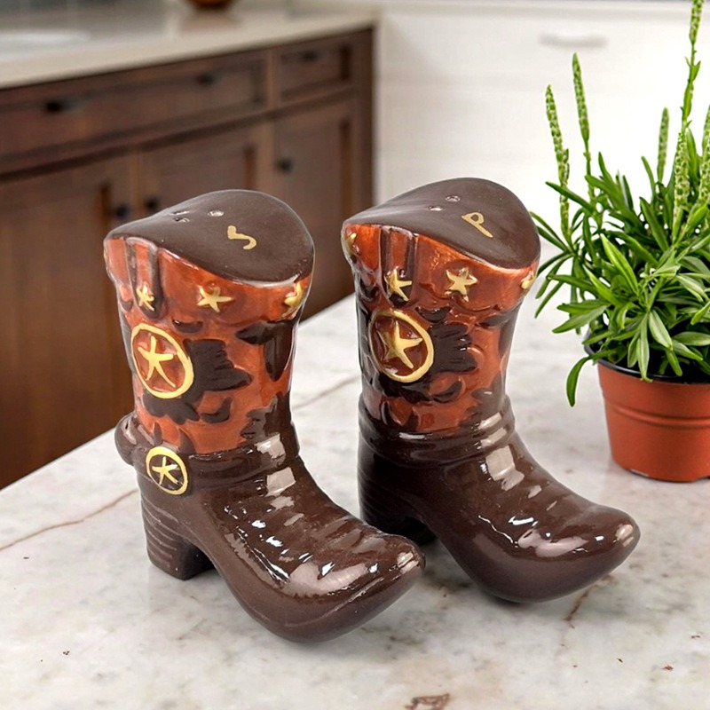 Vintage Boots Ceramic Spice Ja - Food Storage Jars review and price