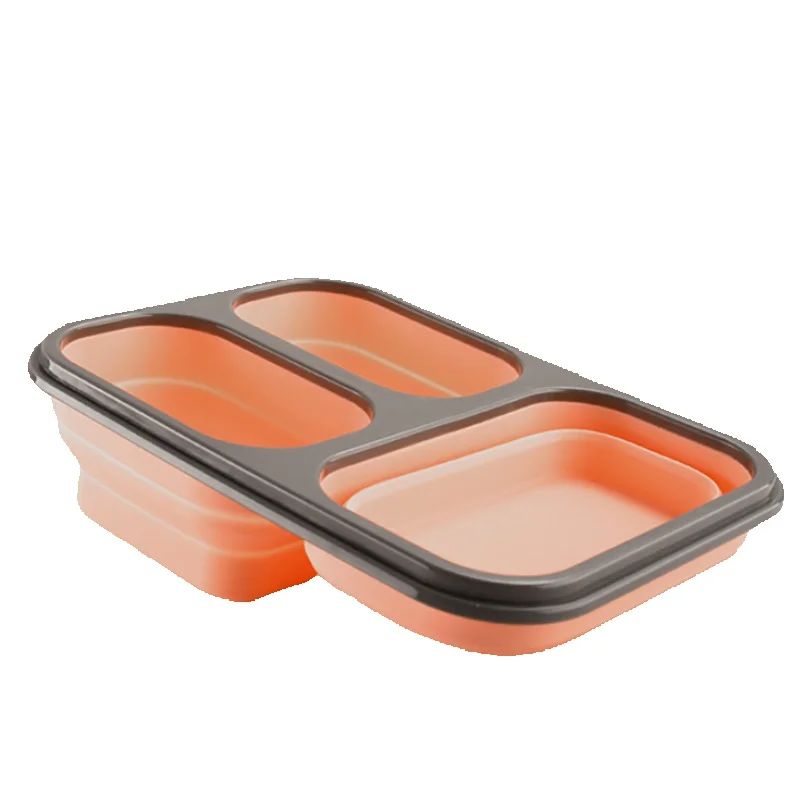 1100ml Foldable Silicone Lunch - Food Storage Meal Prep review and price