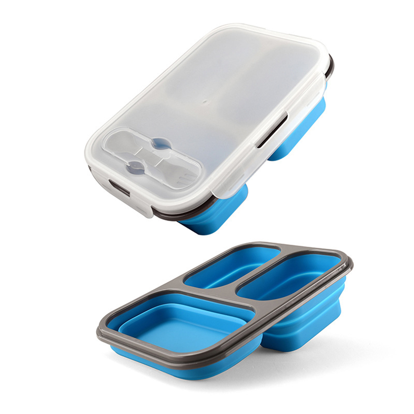 1100ml Foldable Silicone Lunch - Food Storage Meal Prep review and price