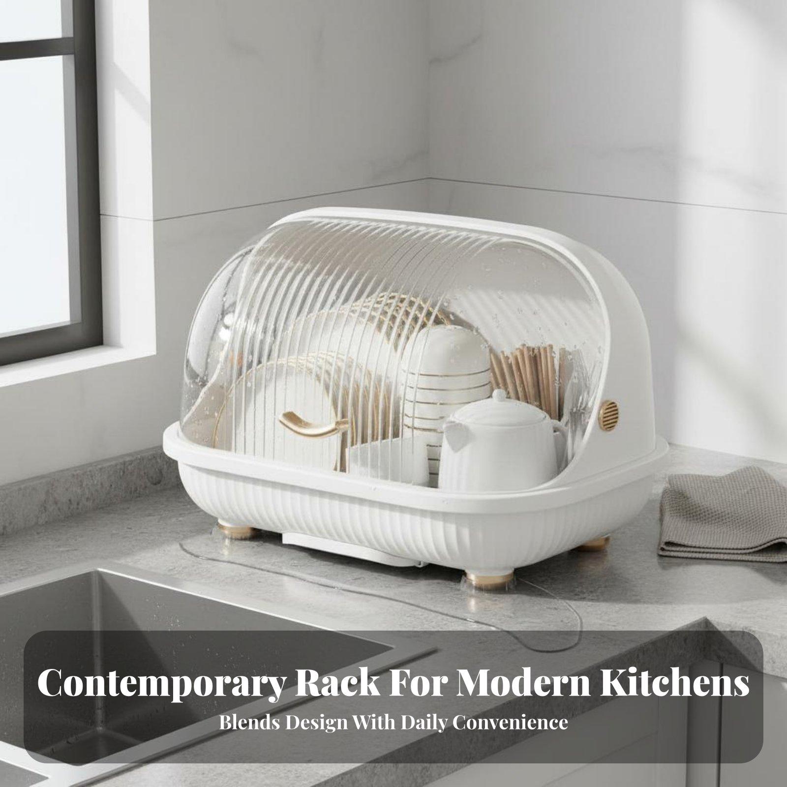 Polypropylene Kitchen Dish Rac - Food Storage Rack review and price