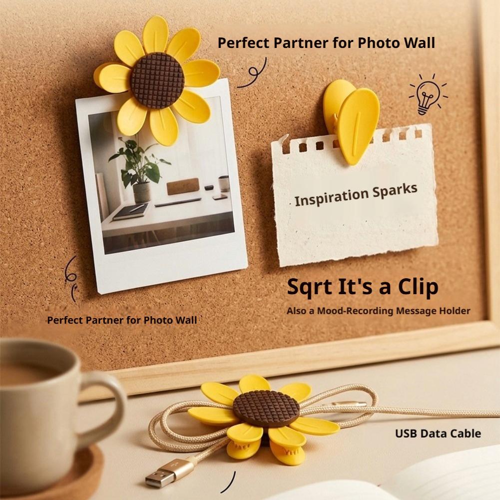 10Pcs Cute Sunflower Magnetic  - Food Storage Notes review and price