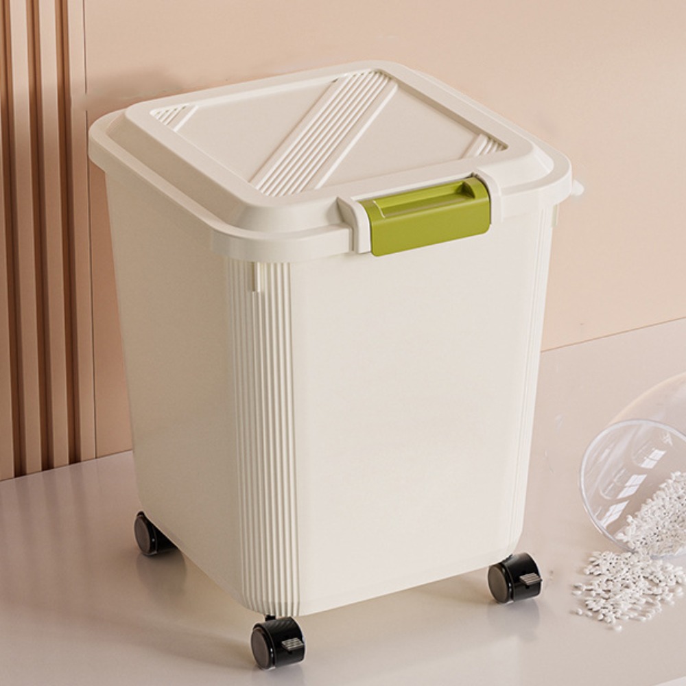 Insect Proof Rice Storage Box  - Food Storage With Wheels review and price