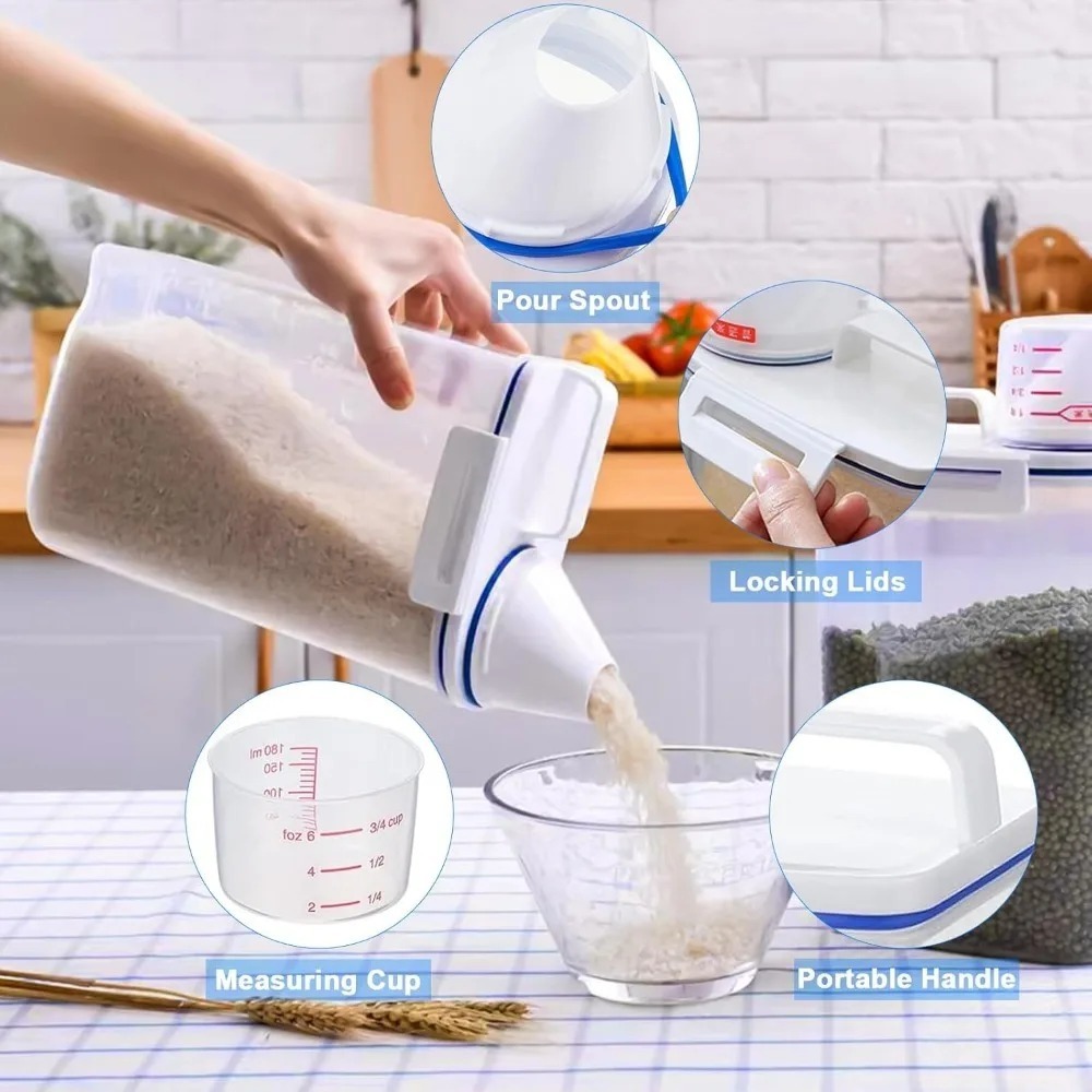 Rice Dry Food Storage Containe - Food Storage Unit review and price