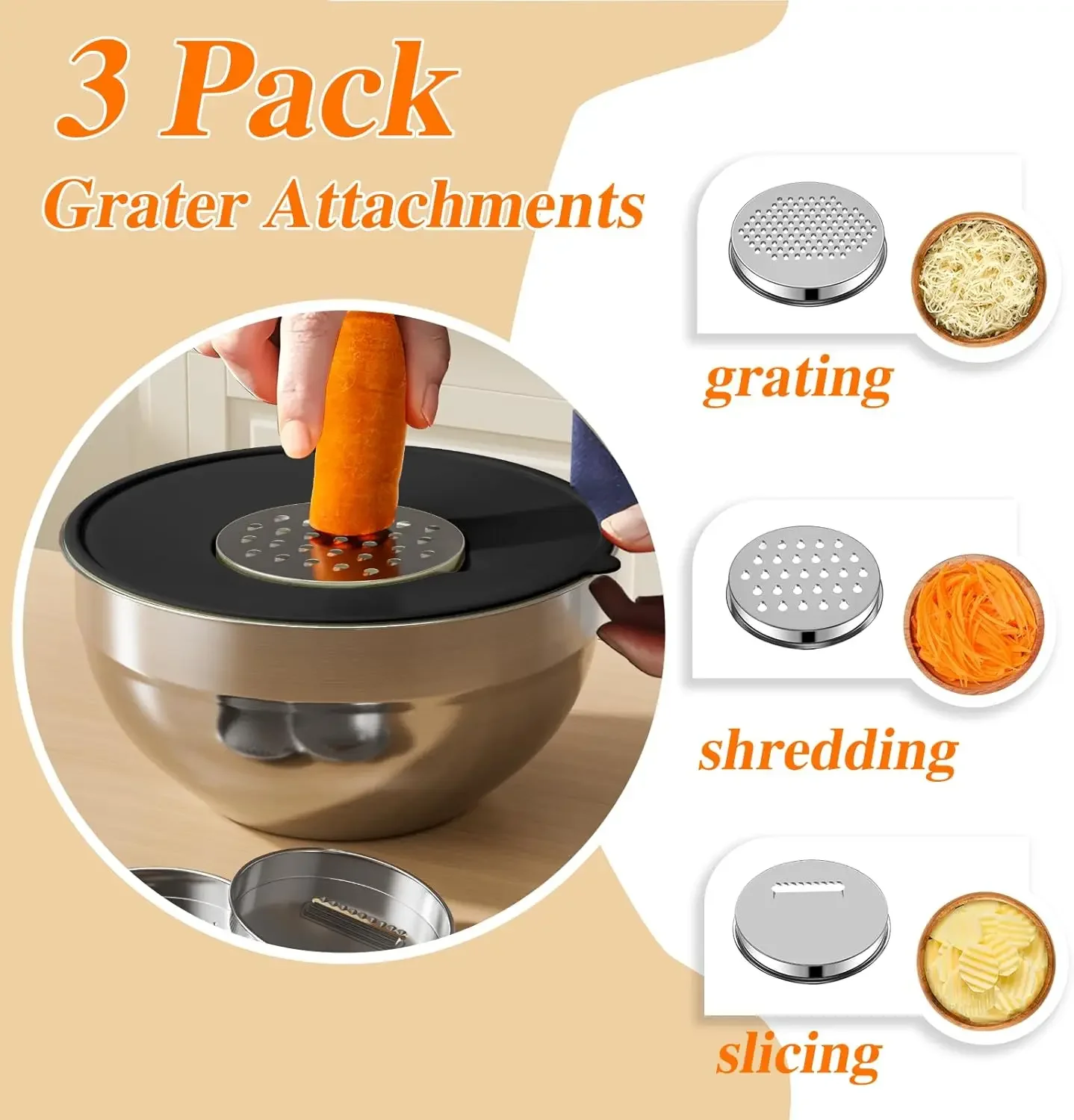 6Pcs Stainless Steel Mixing Bo - Food Storage Bowls review and price