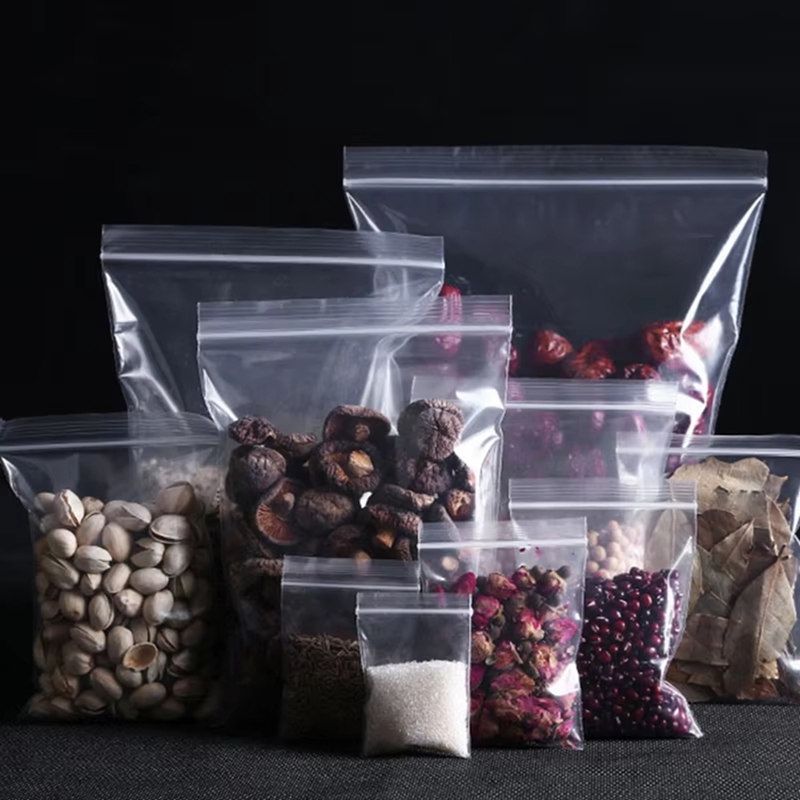 100pcs Transparent Zip Bags Fo - Food Storage Zip Lock Bags review and price