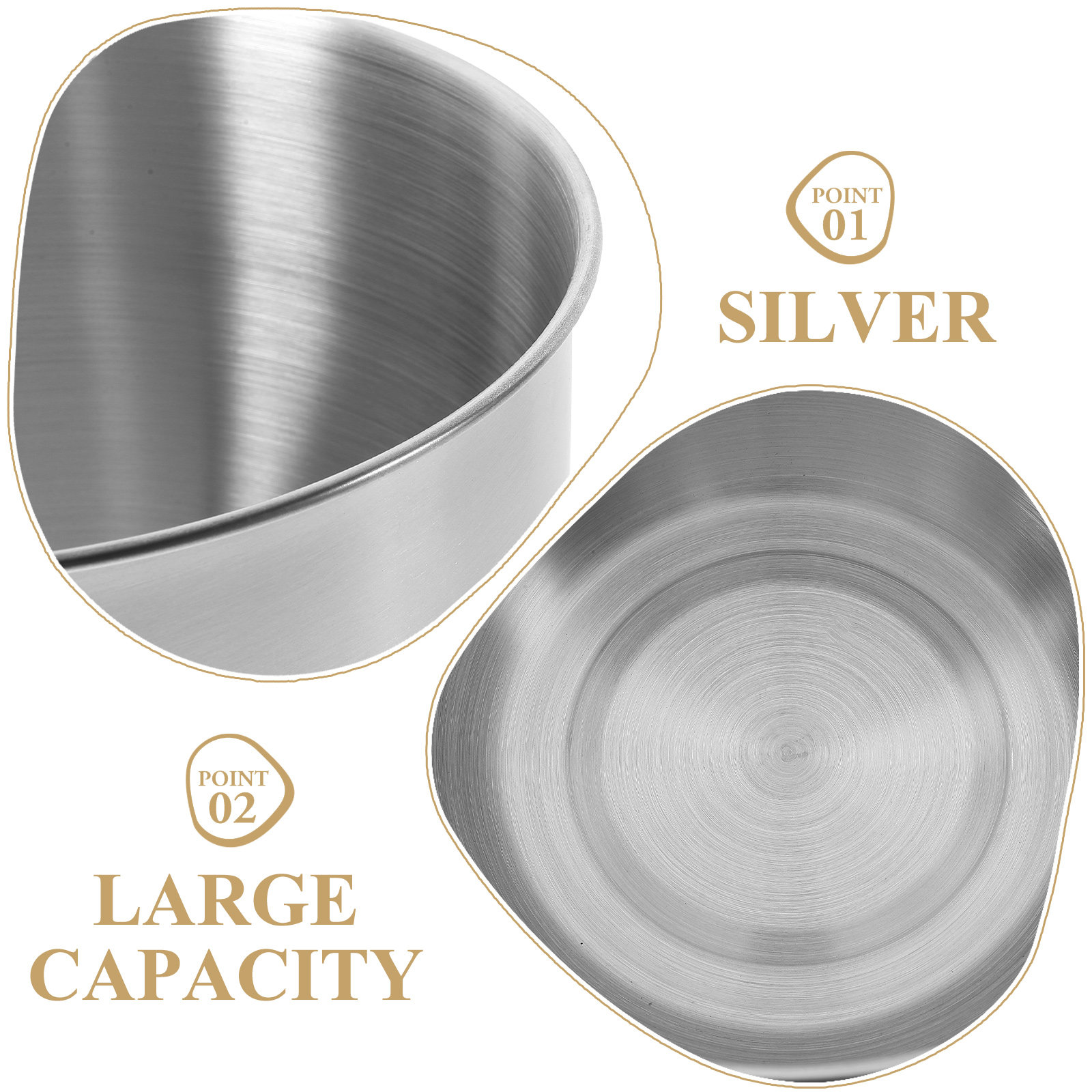Deep Stainless Steel Mixing Bo - Food Storage Bowls review and price