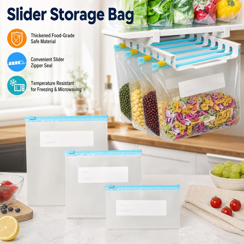 10-20Pcs Reusable Zipper Bag S - Food Storage Zip Lock Bags review and price