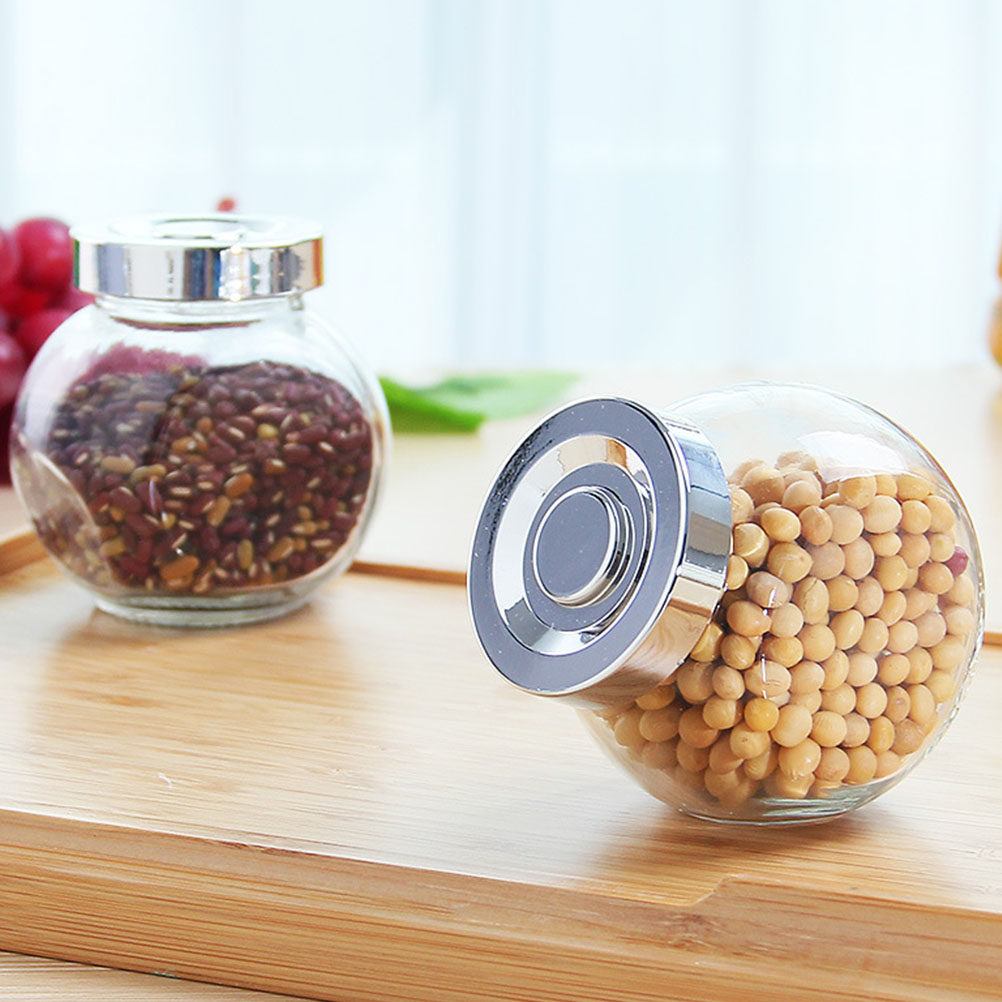 8Pcs Lightweight Portable Glas - Food Storage Glass Jar review and price