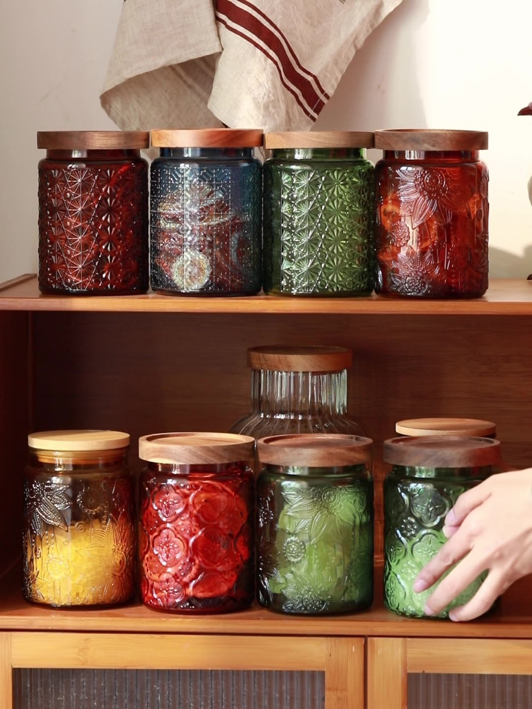 Vintage Glass Kitchen Storage  - Food Storage Glass Jar review and price