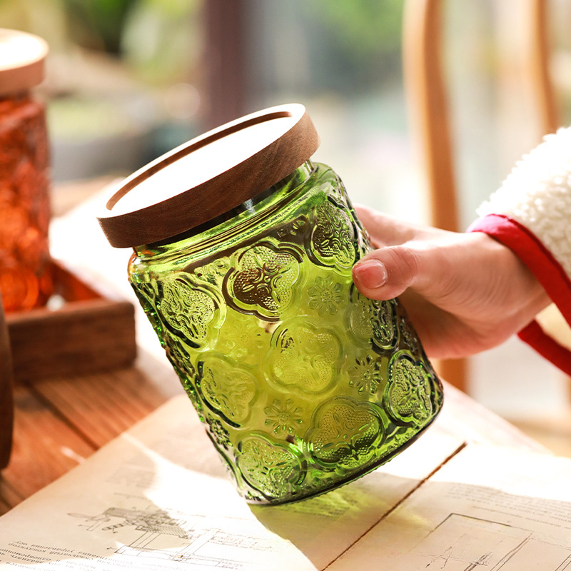 Vintage Glass Kitchen Storage  - Food Storage Glass Jar review and price