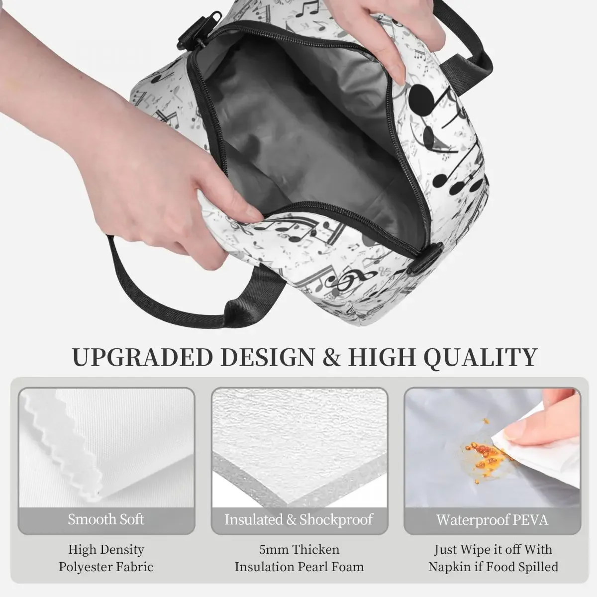 Bass Music Notes Insulated Lun - Food Storage Notes review and price