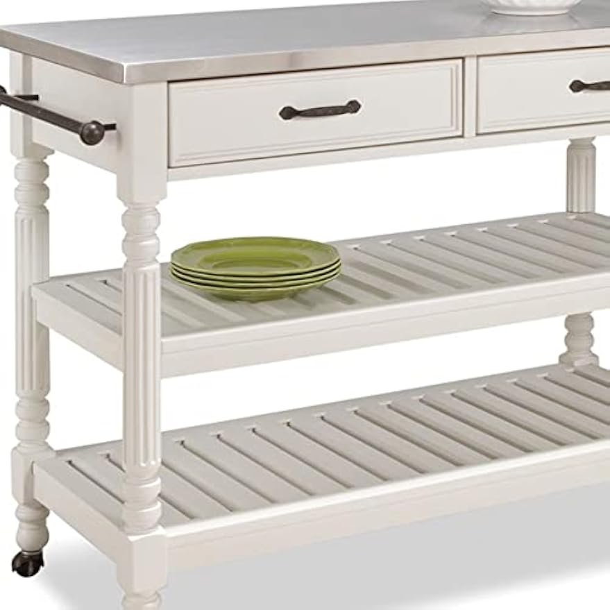 Mobile Kitchen Island Cart On  - Food Storage With Wheels review and price