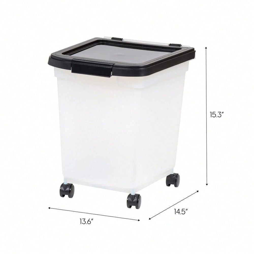 Transparent Plastic Storage Bu - Food Storage With Wheels review and price